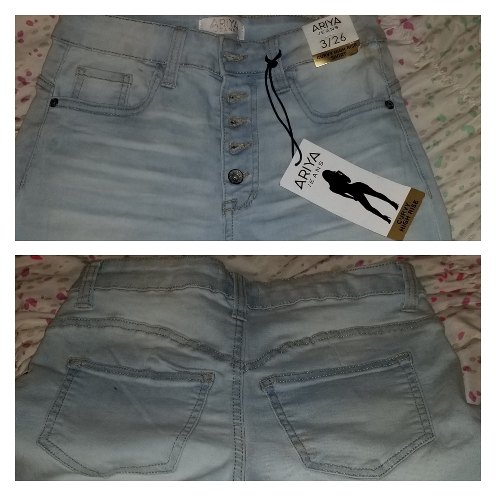 Nwt ladies curvy  high rise shorts